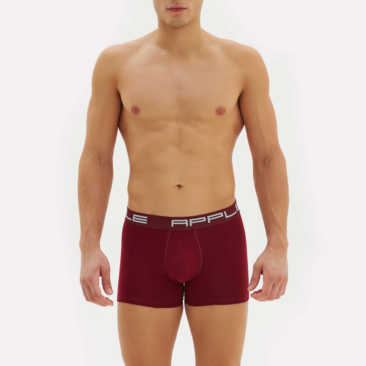 APPLE BOXER MEN΄S BOXER 3PACK 0113965 BLACK-BORDEAUX-NAVY  - Μαύρο-Μπορντό-Μπλε - L
